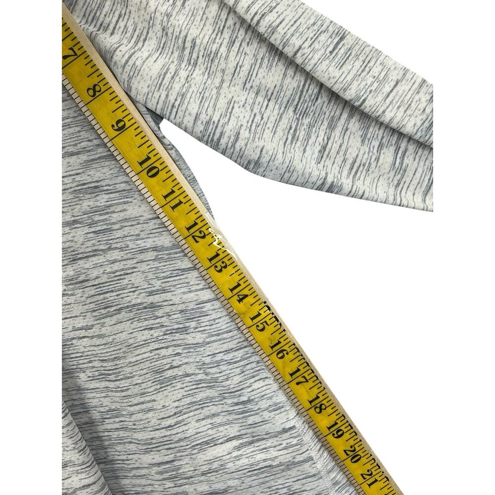 ZYIA Active Gray Ash Split Back Long Sleeve Tee Reflective Women's Sz. Medium - Picture 12 of 15